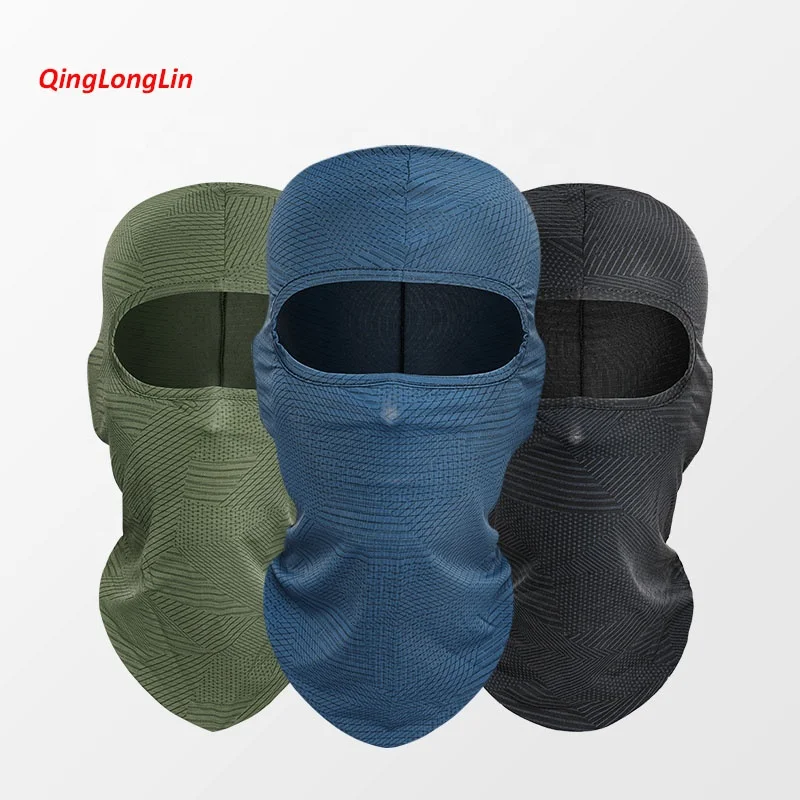 Велосипедная дышащая Балаклава QingLongLin, чернильный принт, полосатая Балаклава, мотоциклетная гоночная Балаклава для лета