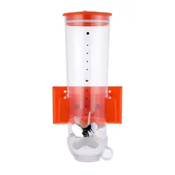 Kitchen Grain Storage Container Wall Mounted Rice Cereal Dry Food Dispenser