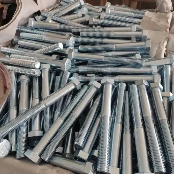 M24 M40 Super Duplex Stainless Steel 2507 2205 904L 1.4410 Heavy Duty Hex Head Bolt And Nut Flat Spring Washer