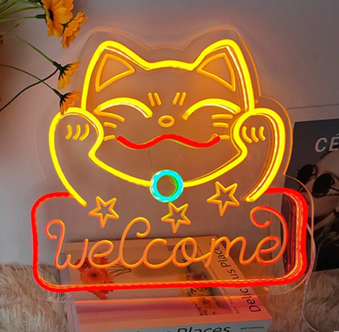 Dropshipping Free Design Custom Led Neon Sign No MOQ Led Custom neon sign For K-Mico-welcome Party Home