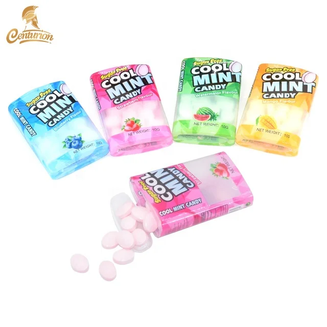 customizable packaging sugar free fruit flavor mint candy tablet