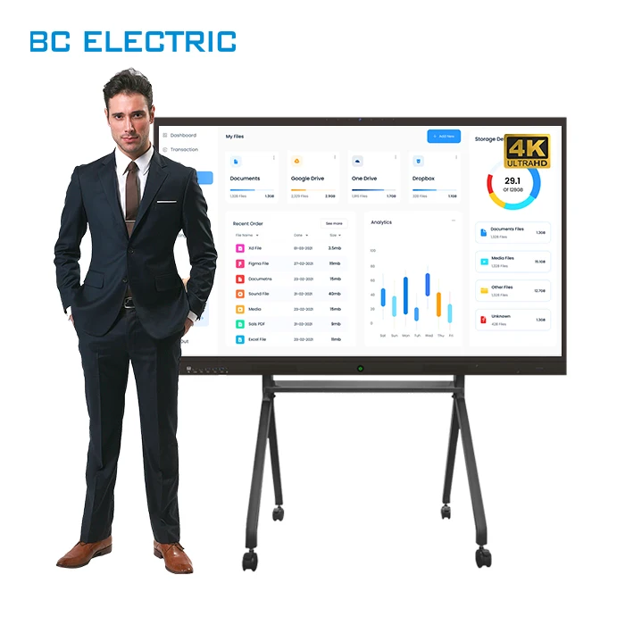 BC7100 Best selling smart board interactive panels high quality lcd led smart leaning board