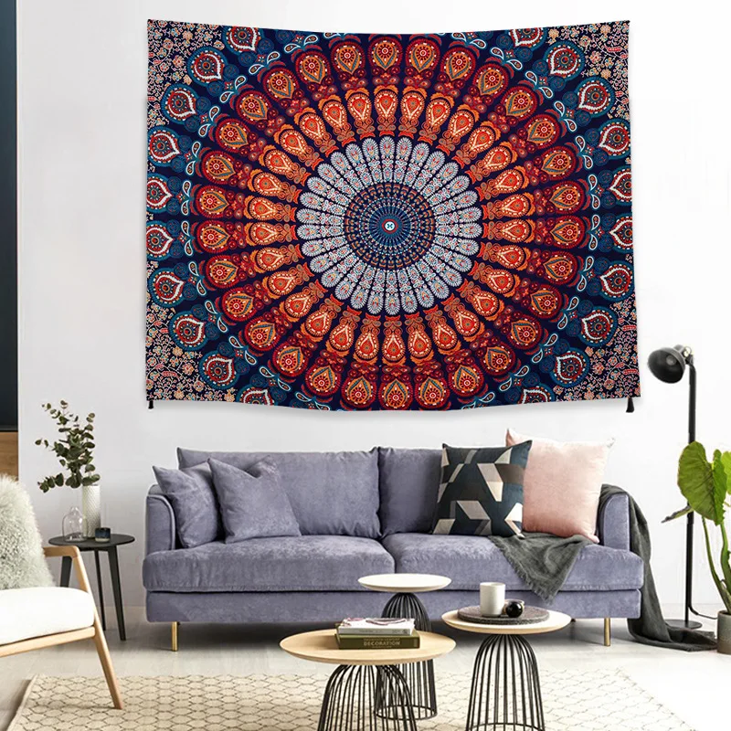 Wholesale Custom Print Mandala Wall Tapestry
