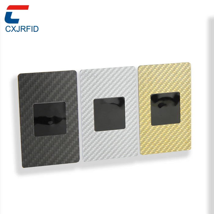 Fast Reading NFC Carbon Fiber Card Custom NFC Card NTAG213 Business Card