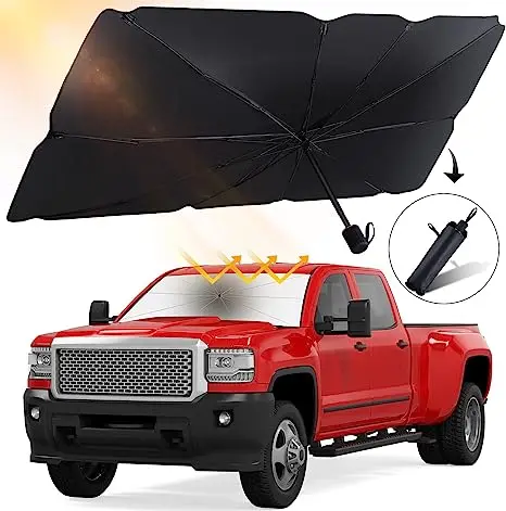 Low Price Car Windshield Sun Shade Foldable Umbrella Reflective Sunshade Front Window Block UV umbrella for car