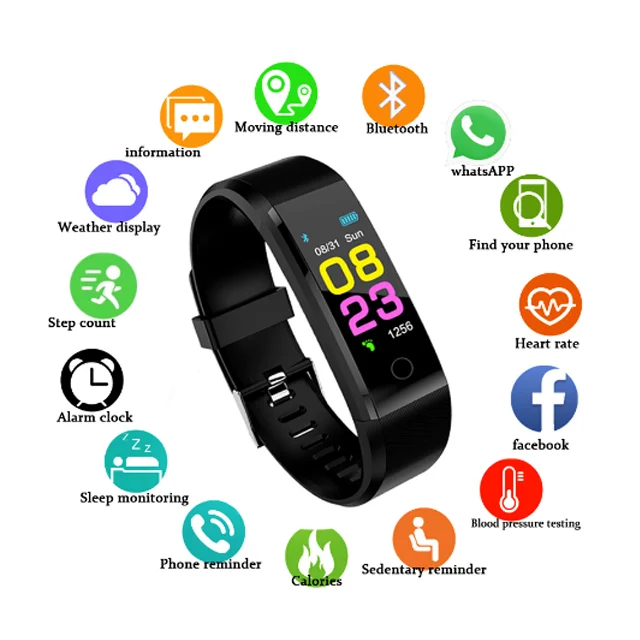 
New Smart Watch Men Women Heart Rate Monitor Blood Pressure Fitness Tracker Smartwatch Sport Watch for ios android 