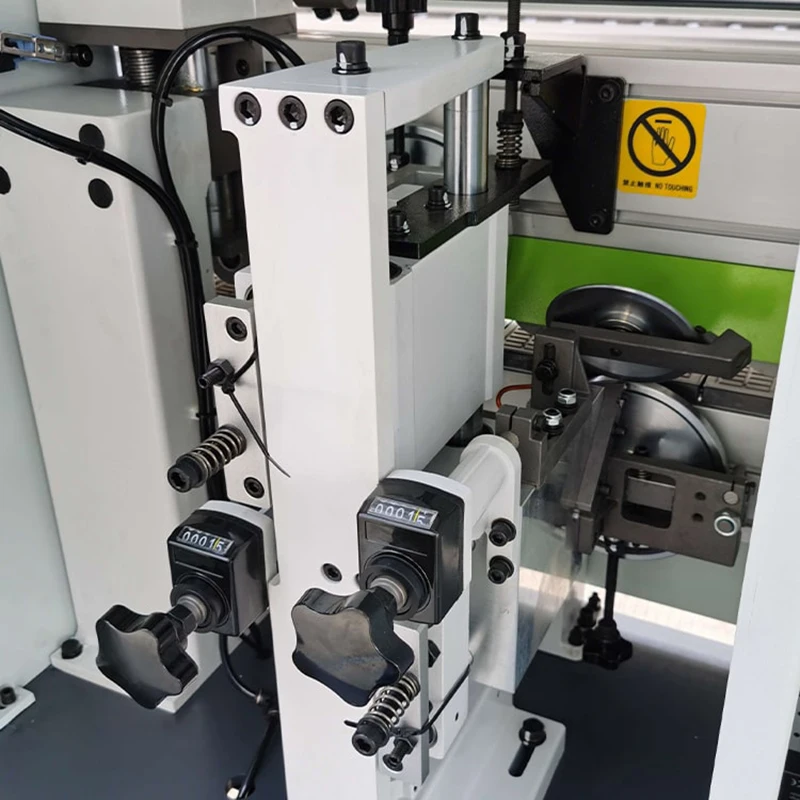 ZICAR automatic mdf pvc melamine plastic plywood edge banding machine for furniture cabinet door mdf edgebander