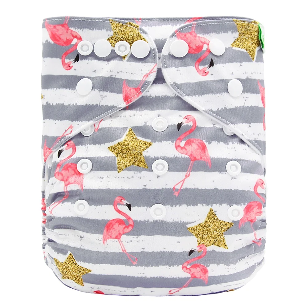 
Hot sale washable Factory direct sales one size fit all adjustable suede cloth pocket diaper baby cloth diapers 