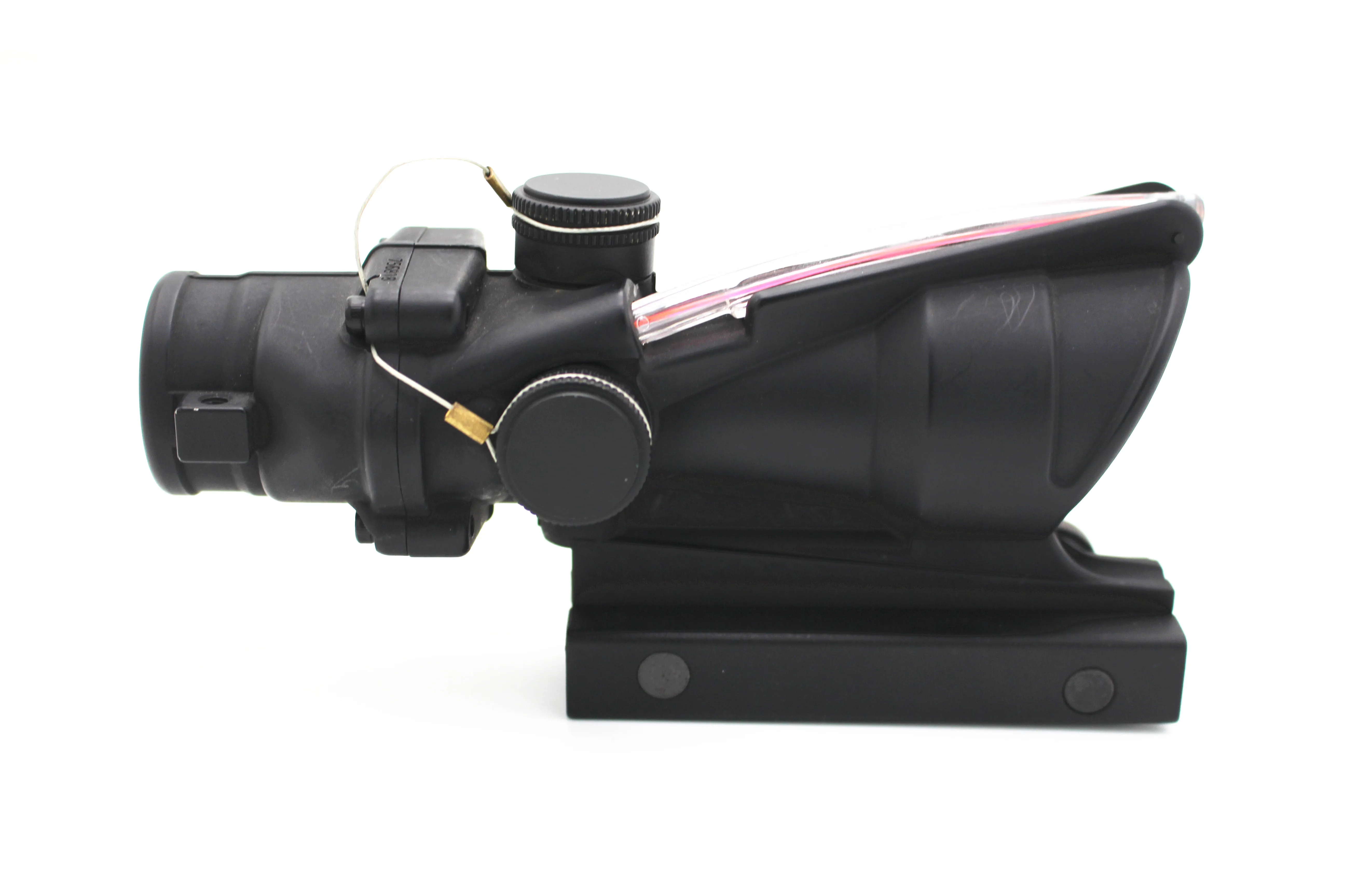 4x32 ACOG OEM охотничий компактный призматический прицел с красным волоконно-оптическим волокном