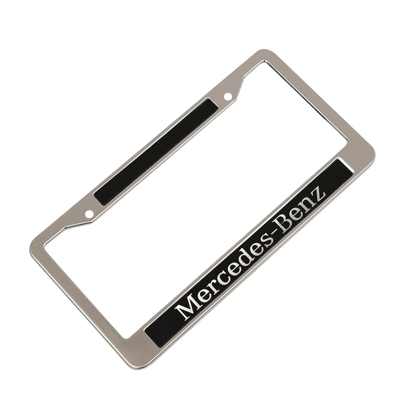 US Chrome stainless steel license plate frame with Customized logo