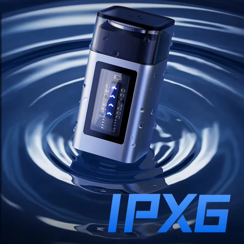 4D Factory IPX6 Waterproof Bald Shave Machine Razor Rechargeable Rotary Electric Shaver For Men