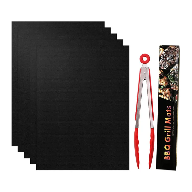 Outdoor BBQ Cooking Liner 16*13inch Barbecue Non-Stick Grill Mat Oven Liner For Oven Grill