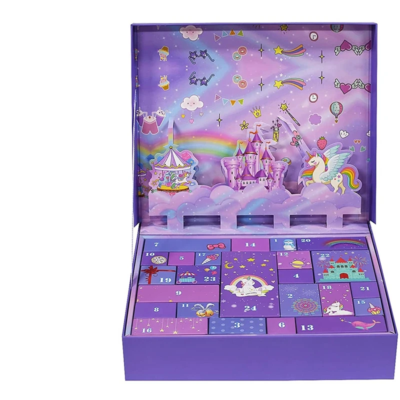 2 piece skincare product mystery box press on nail packing box