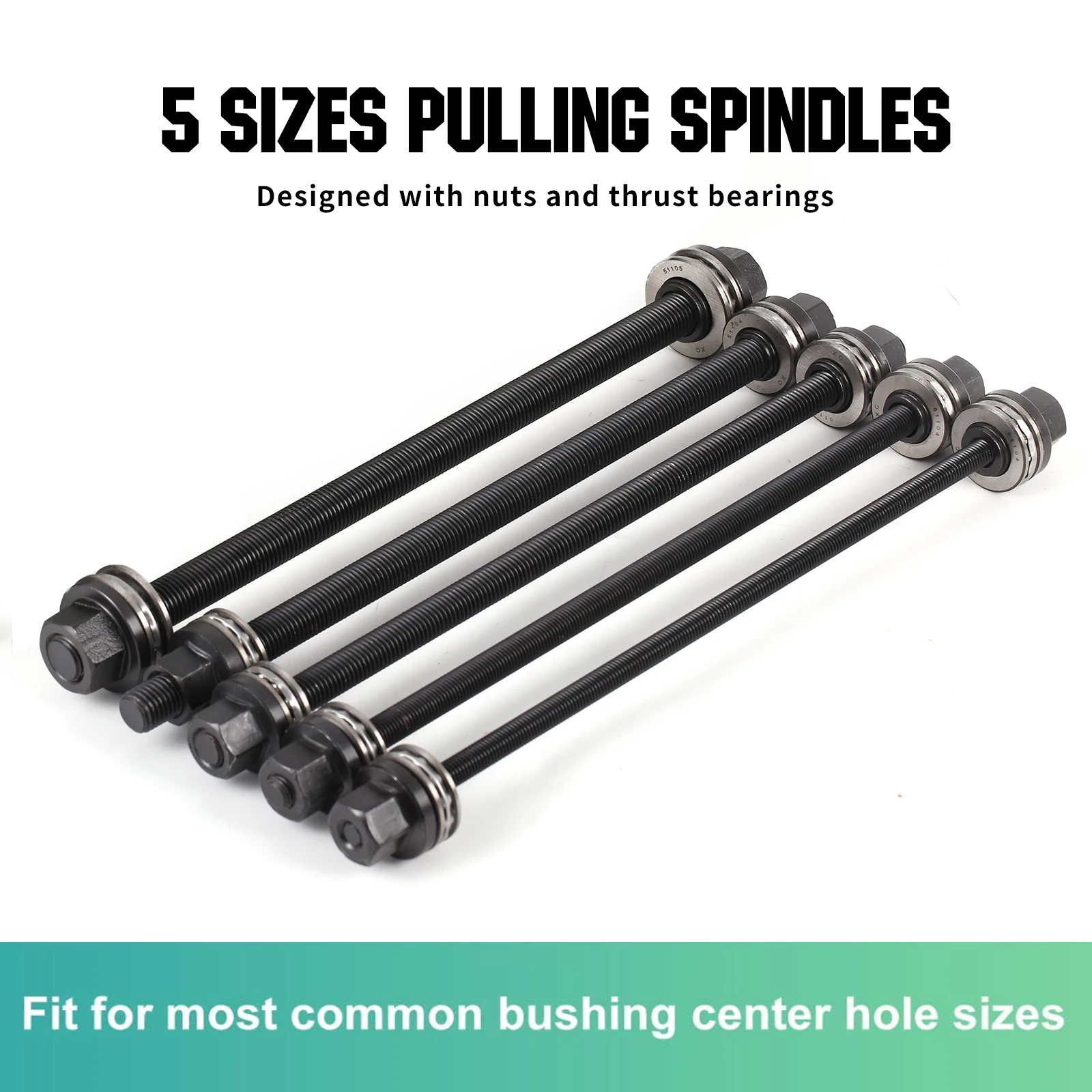 27pcs Universal Press and Pull Sleeve Kit, Bushing Bearing and Seals Installation and Removal Tool Kit