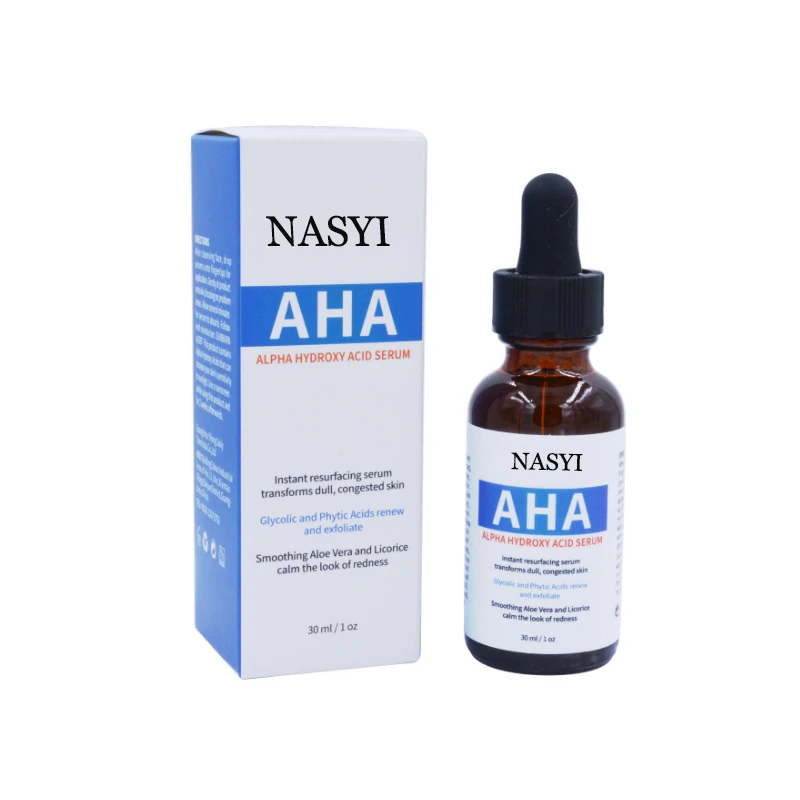 Wholesale Skin Care AHA Serum Whitening Glycolic AHA BHA Peeling Solution Face Serum