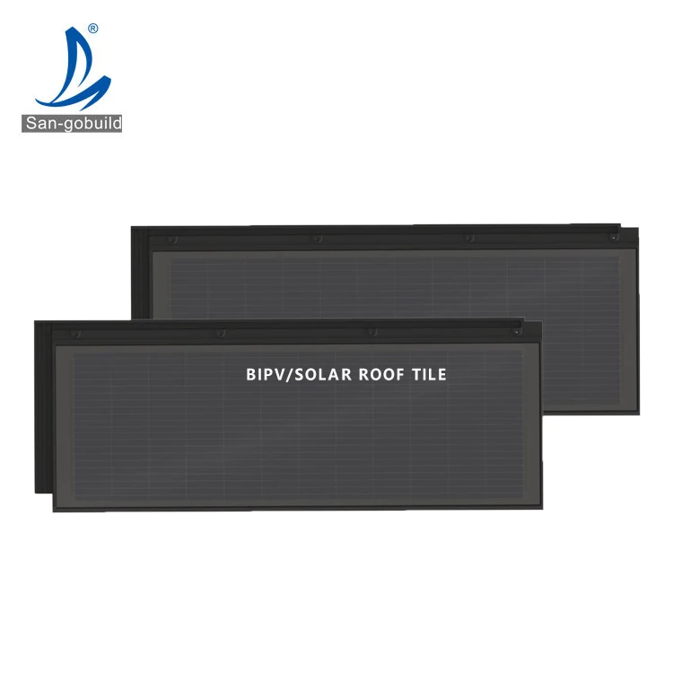 China Factory Directly Sell Building Integrated Photovoltaic Energy BIPV Solar Roof Tile Green Energy Power Roofing System