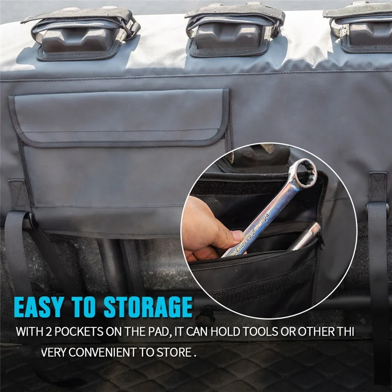 Wear-resisting Compressive Truck Tailgate Bike Pad Bicycle Pickup Pad RAM 1200 Double Cab 2017-2019