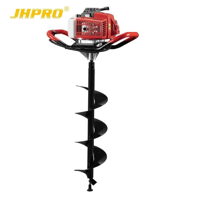 JH-IE48F ground drill /2 stroke gasoline post hole digger/gasoline earth auger