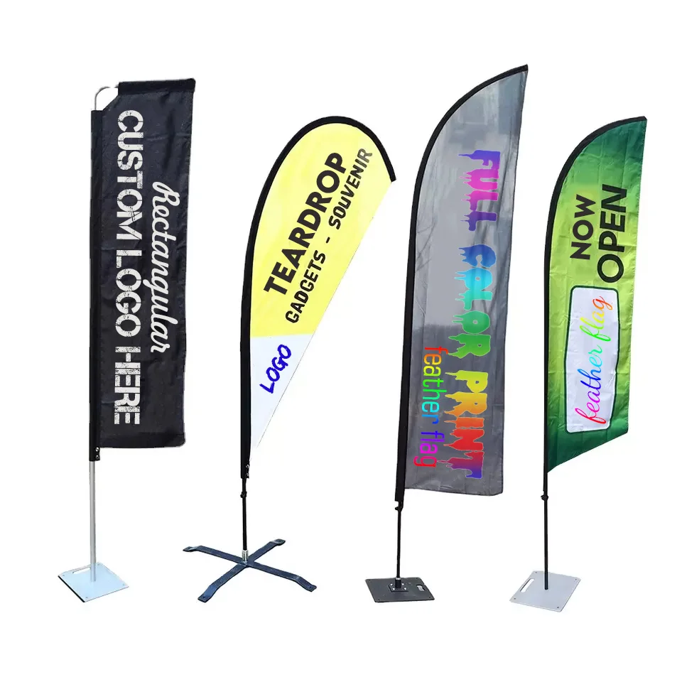 Custom Advertising Flying Banners Teardrop Flag ,Feather Flag Banner, uae flag Beach Flag