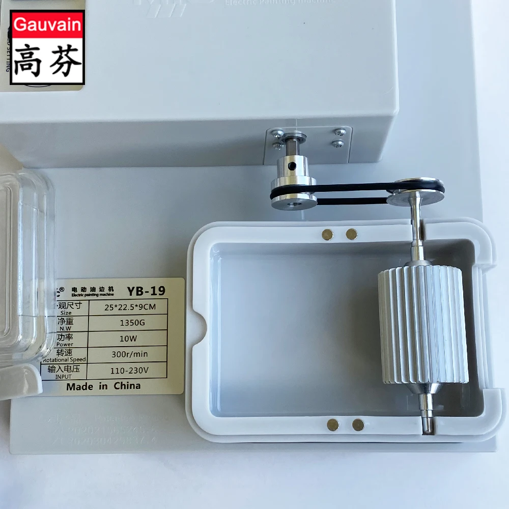 
Electric single side leather edge dyeing machine half-automatic belts edge coloring painting box 