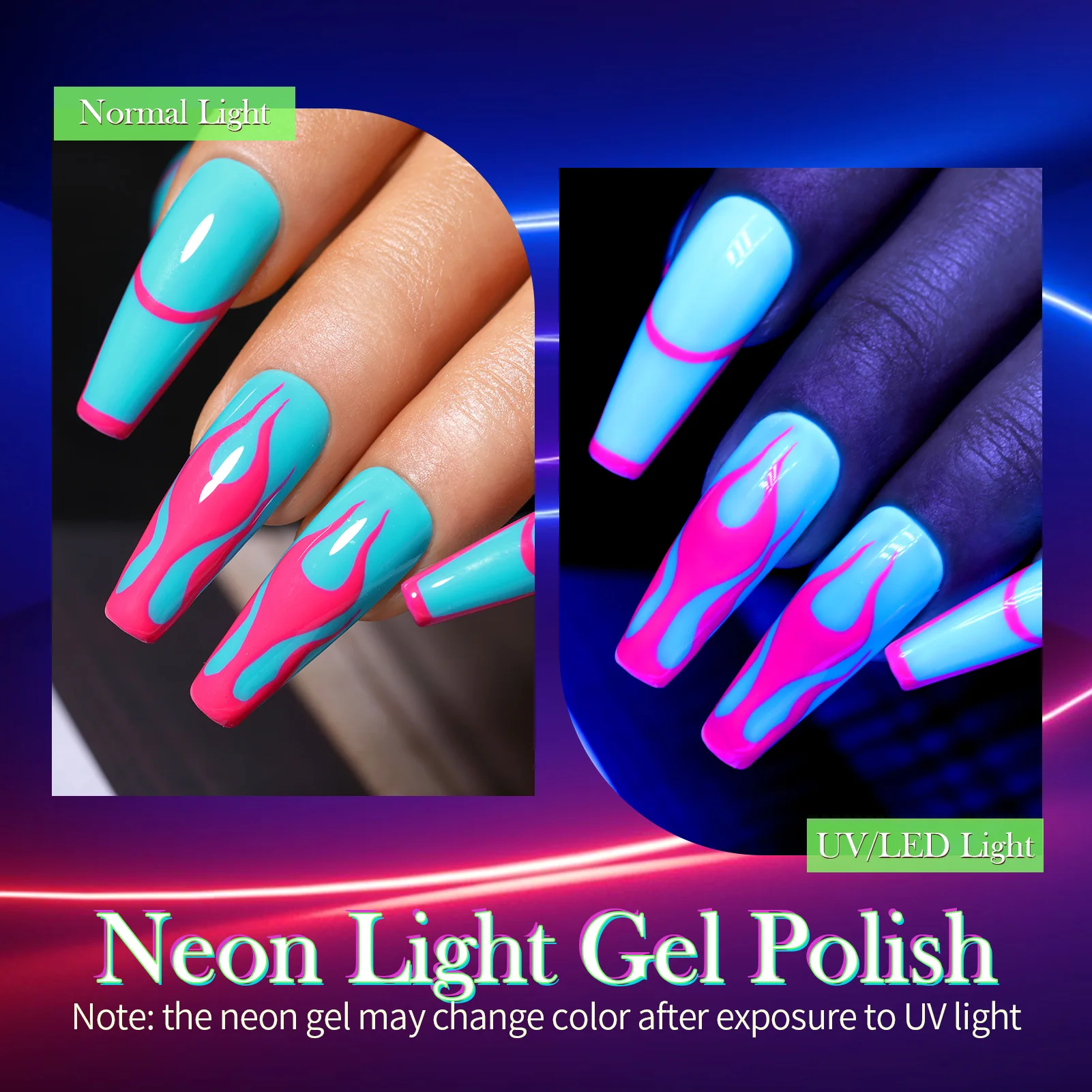 BORN PRETTY Nail Products Wholesale 6pcs 10ml Neon Color Gel Polish Set Soak Off UV Led Gel Nail Polish for Nail Art