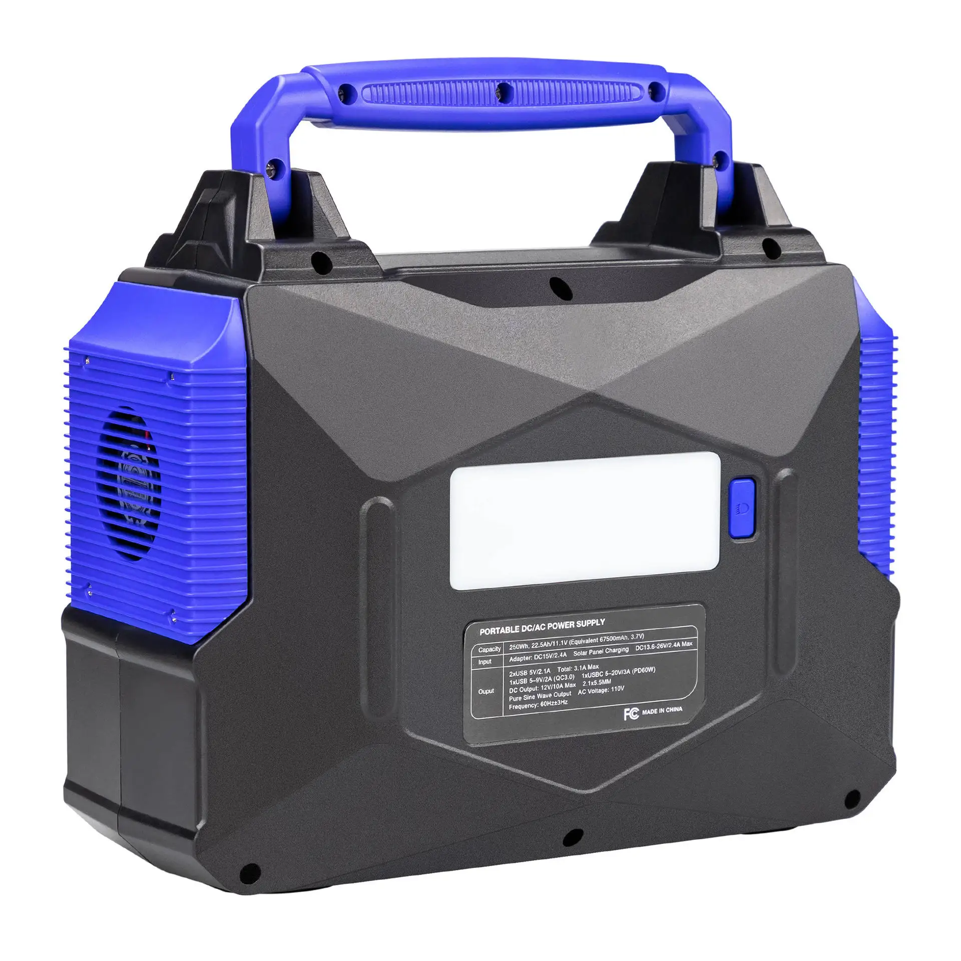 High Capacity 150W Outdoor Power Bank Portable Emergency Power Supply for Camping