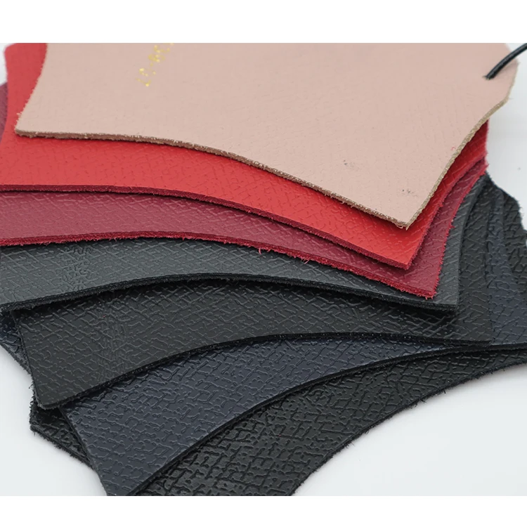 Recycled leather 58% bovine fiber bonded leather GRS certified  recycled genuine leather for bags upholstery