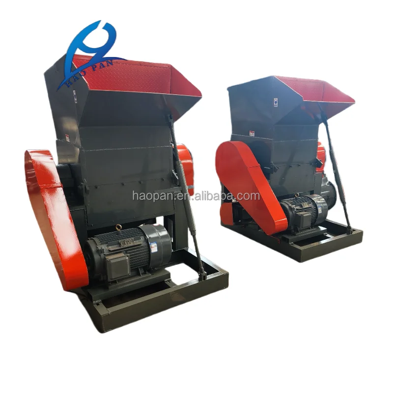 1200 haopan  plastic box bottle crusher crushing machine  plastic crusher pet pe abs pa granulator shredders