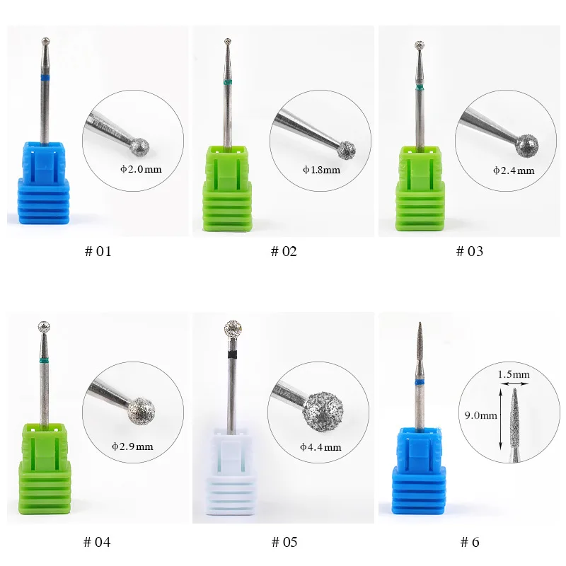 Jimdoa Professional Nail Carbide Drill Bit Kit Cuticle Clean Efile Nail Bit For Manicure