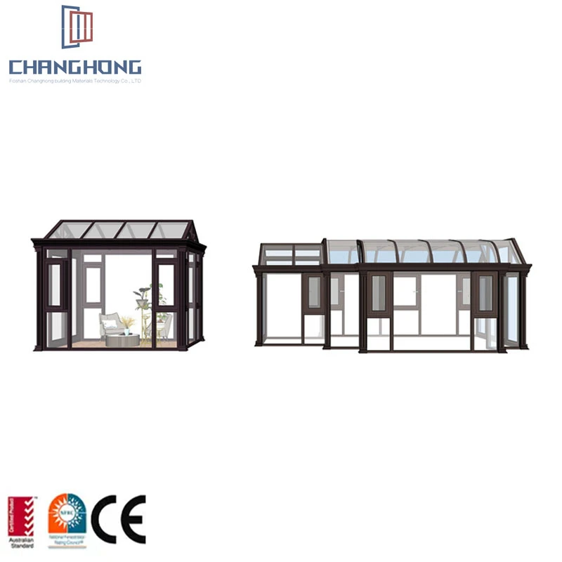 Luxury Modern veranda small glass house Prefabricated