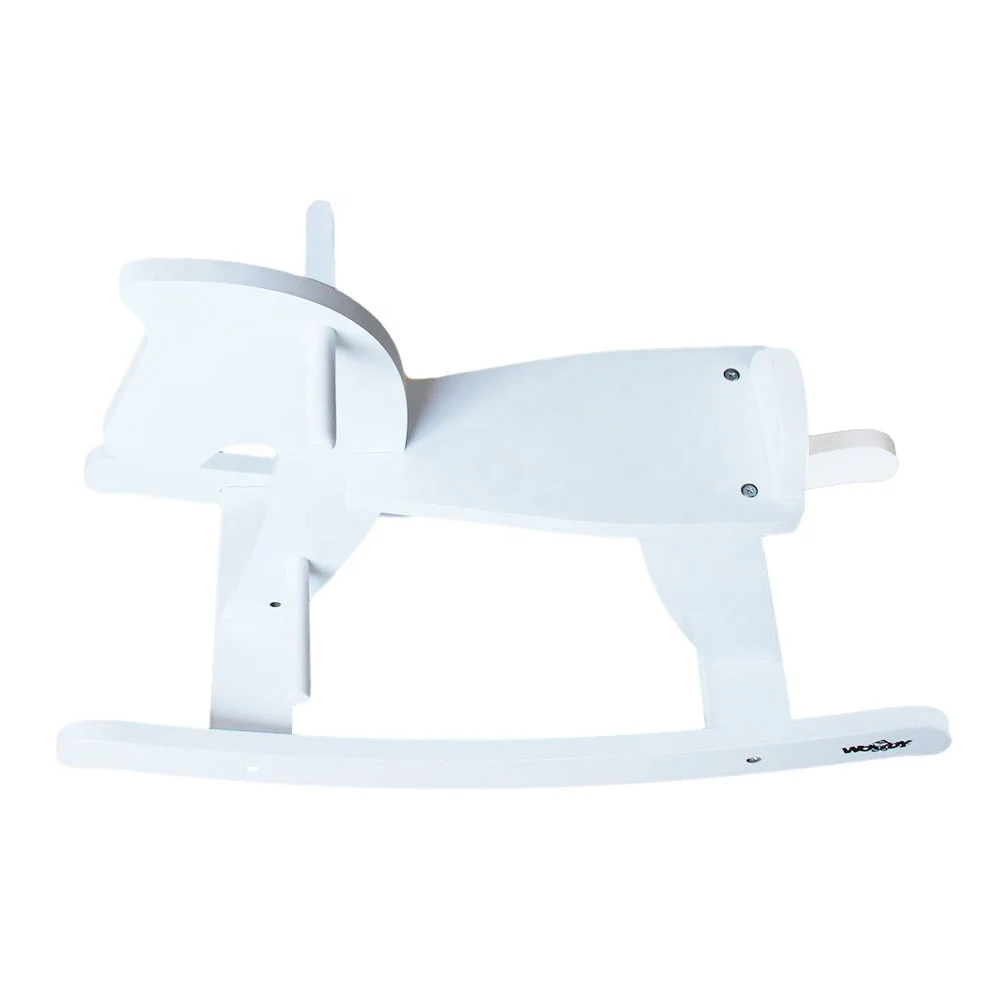 nordic style baby boy horse racing toy white infant life size kid riding horse kids wooden toys