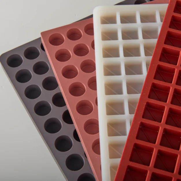 LST hot sale food grade Silicon Fondant Mould Food Grade Silicone Gummy candy  indent/ flat bottom  mold