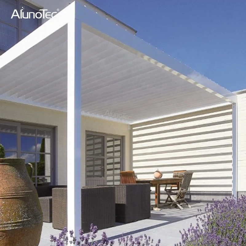 AlunoTec High Quality Wholesales Aluminum Outdoor Furniture Garden Pergola Roof System