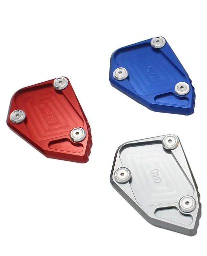anodize aluminum parts cnc Enlarge Plate Extension Motorcycle Side Stand Enlarge Plate Extension For BMW