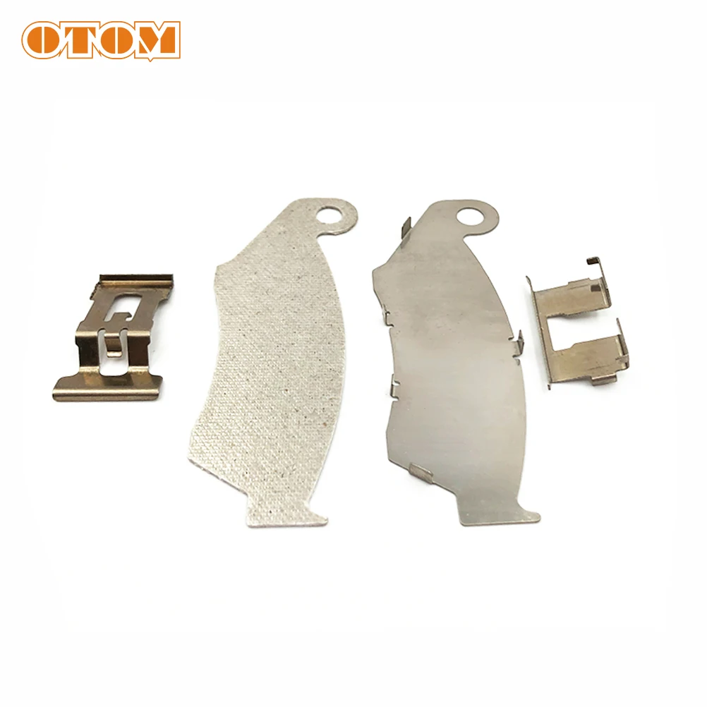 OTOM Motorcycle Front Rear Brake Caliper Spring Sheet Heat Insulation Sheet For NISSIN Brake HONDA YAMAHA KAWASAKI SUZUKI