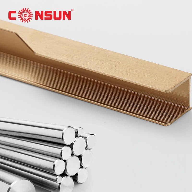 modern furniture kitchen zinc door handle cabinet pulls