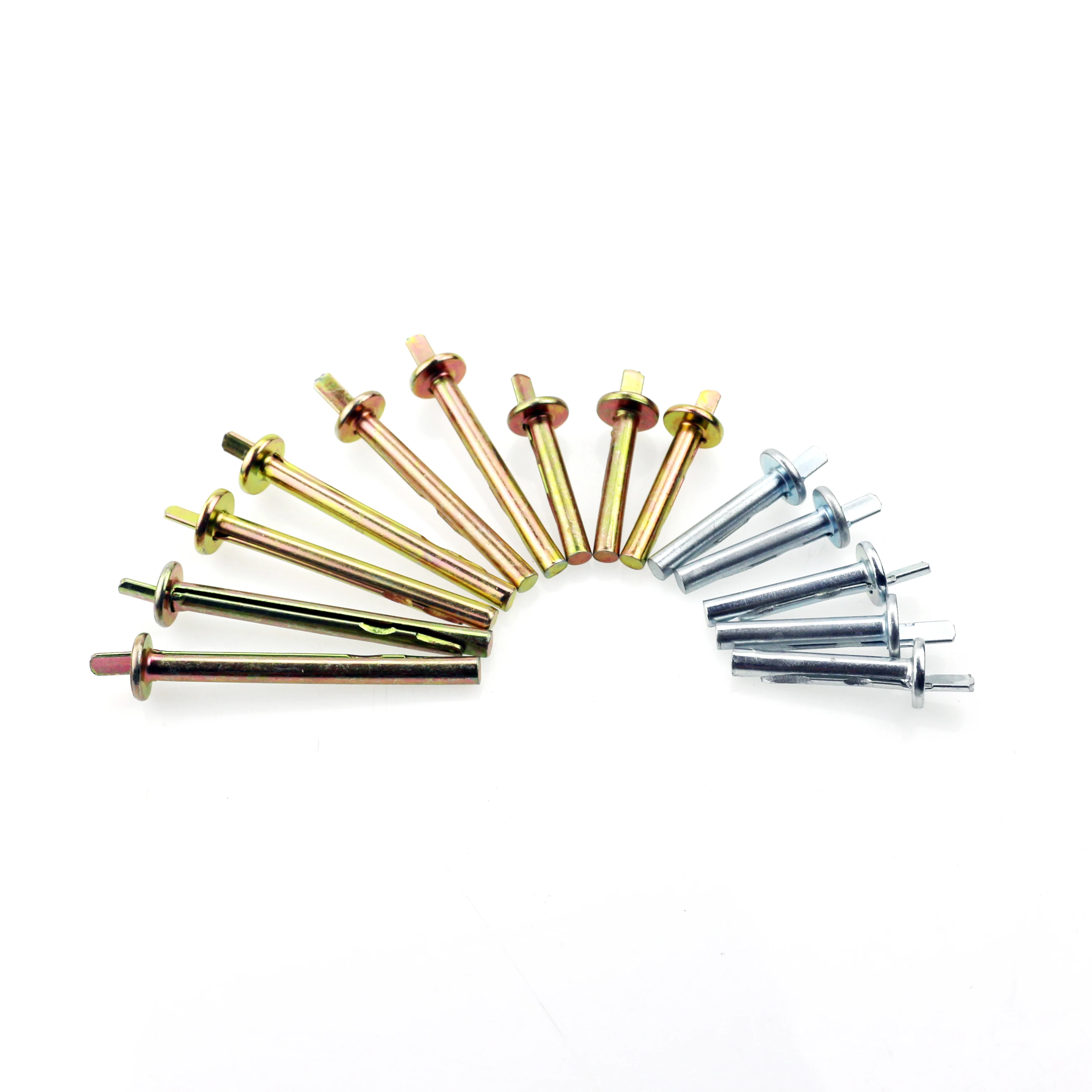 Ceiling and DRYWALL Products Ceiling Expansion Anchor Nail Anchor Steel 6MM GB Expansion Bolt Silver Wall Plate D Ring Anchor