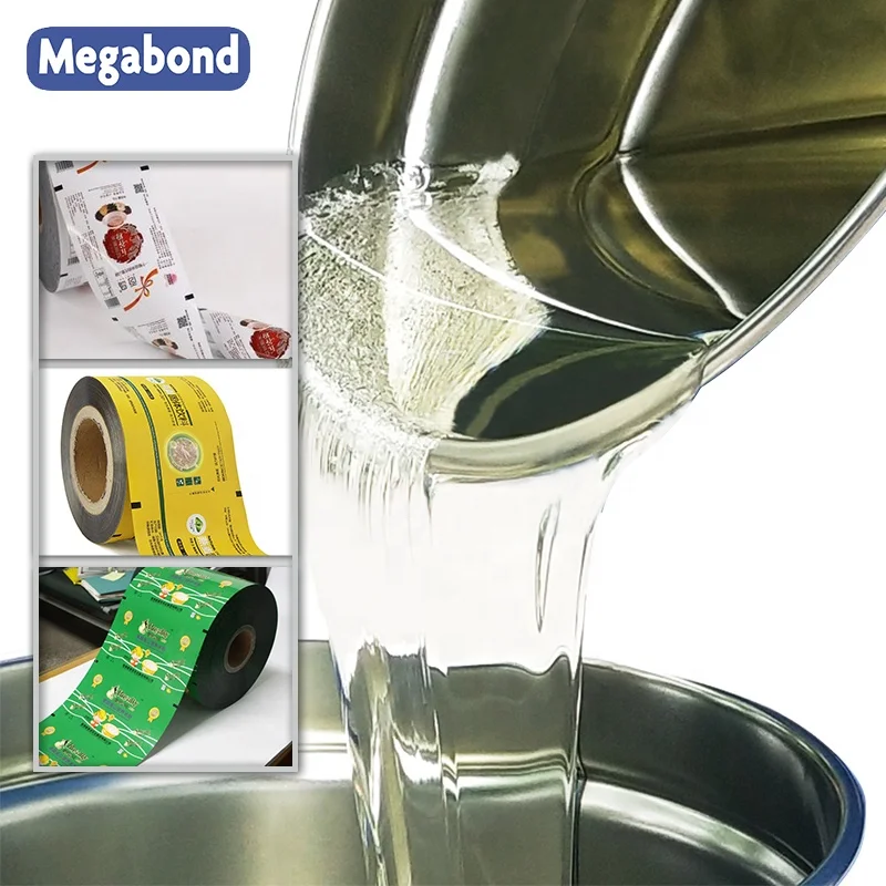 made in china solvent free pu adhesive with boiling resist function plastic films laminating adhesive