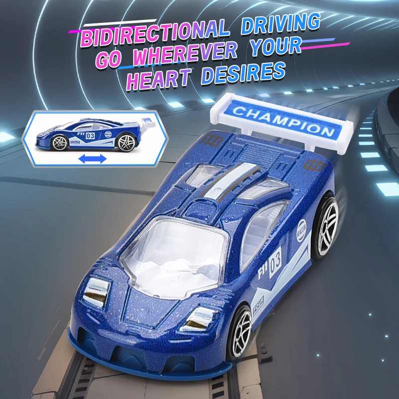 hot sales Children alloy sports car  metal model simulation free wheel 1:64 sliding racing diecast car for boys