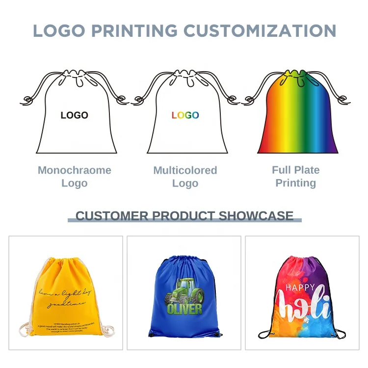 Huahao custom eco- friendly non woven fabric drawstring dust bag covers for Non-woven fabric shoe