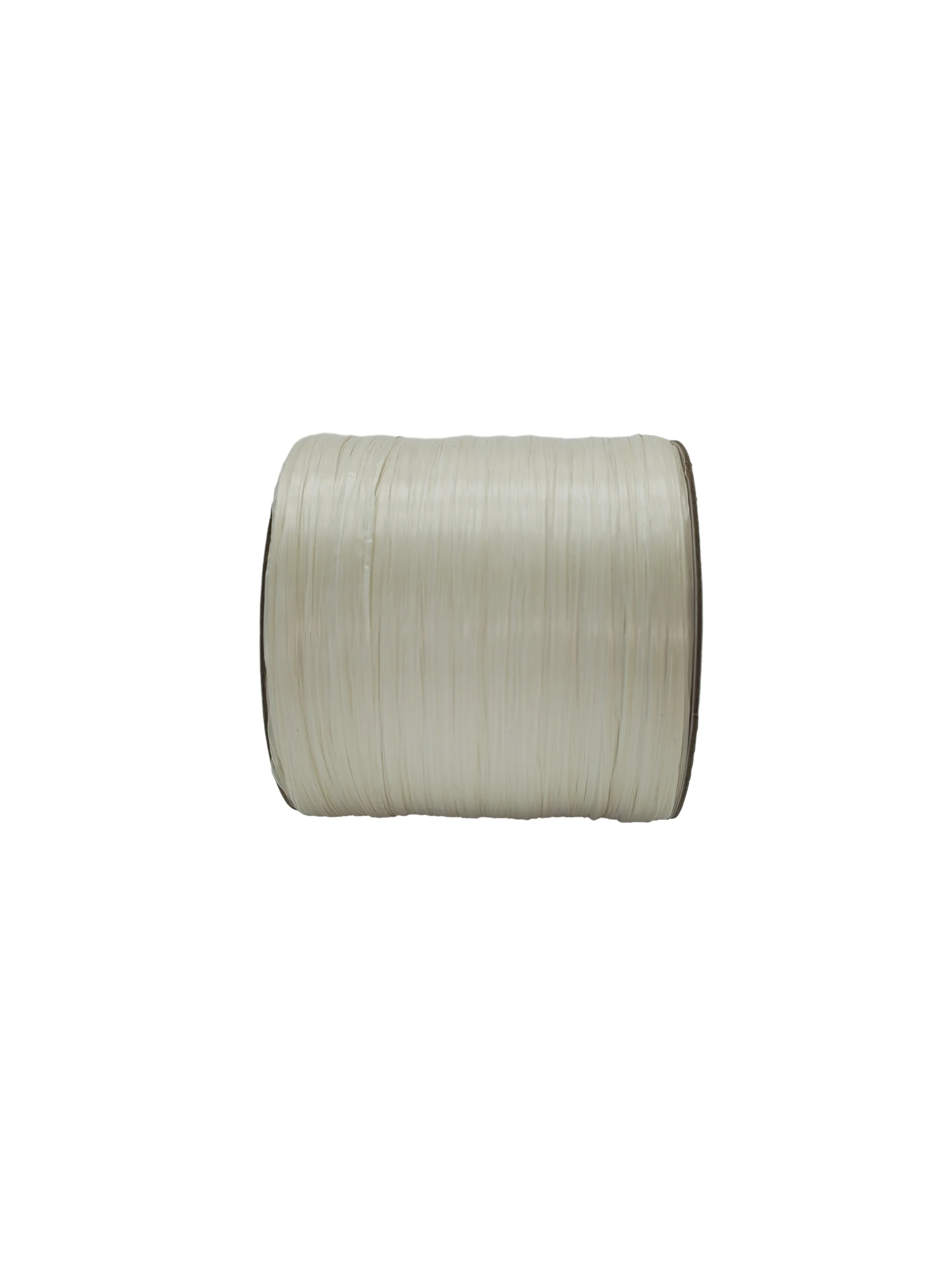 002 White | Customized matte Color PP twist yarn natural raffia fiber rope