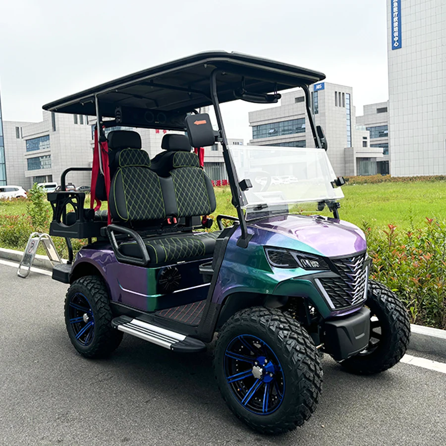 Electric Club Golf Cart 4 Passengers High Quality Golf Buggy Customized Motor Lithium Battery 4 Seats Electric Golf Carts