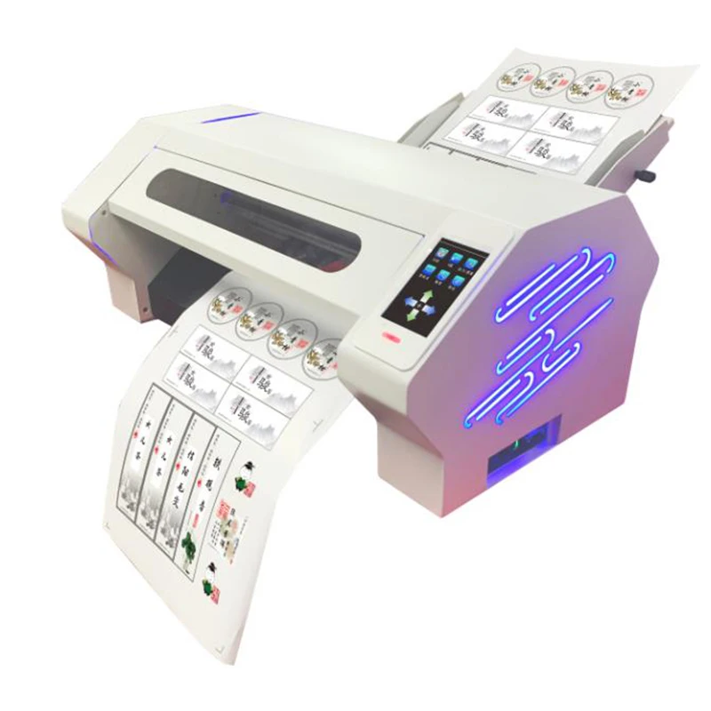 high precision Automatic Label Cutting Machine A3 Automatic Sticker Cutting Machine Digital Label Die Cutter with servo motor