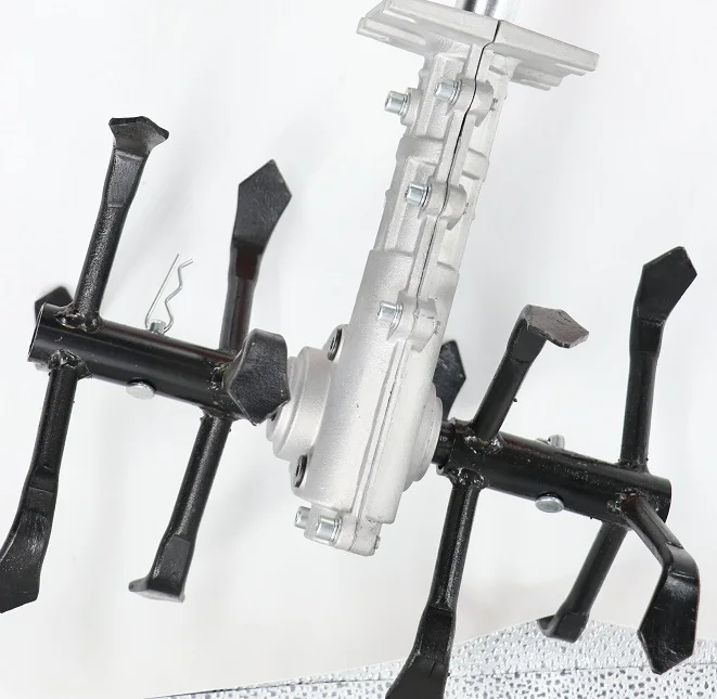 
gasoline petrol grass trimmer brush cutter tiller head attachment weeder tiller cultivator head 