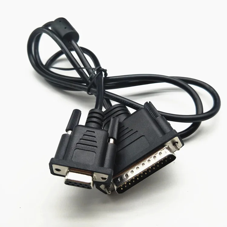 Wholesale High Quality Computer Cables D-sub 25P to DB9 Cables DB25 Male to RS232 Female Cable