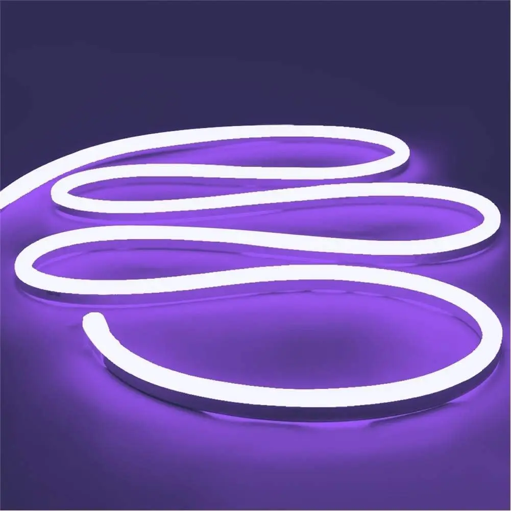 12v rgb 2812b built-in IC digital waterproof silicone cord led neon strip bar light