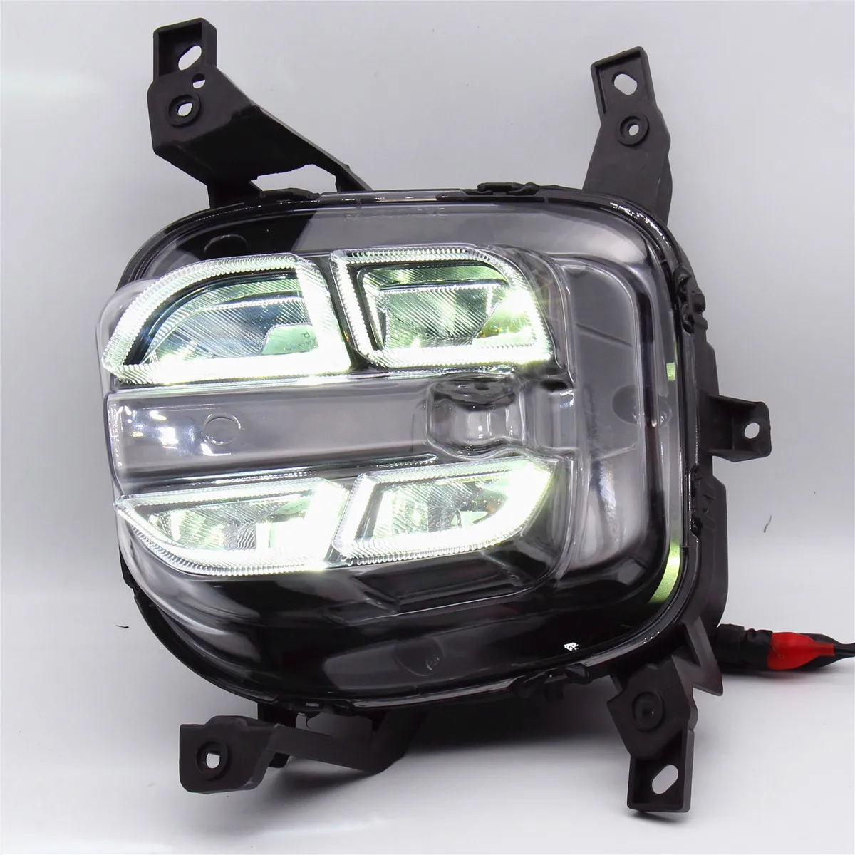 Новый стиль led drl противотуманная фара для Kia KX5 или Sportage 2018-2019 дневная ходовая лампа