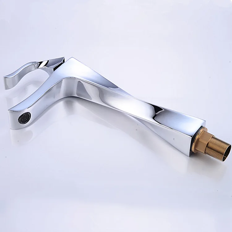 Hot selling zinc alloy wire drawing basin faucet basin hot water cold water bath mixed outlet ceramic spool