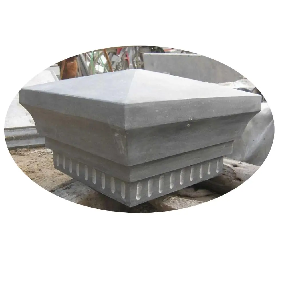 Колпачки для столбов из голубого камня