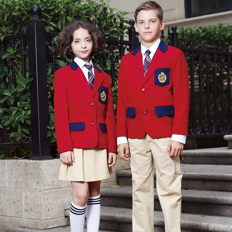 Wholesale Supplies Winter School Uniform Blazer Clothes School Uniform Designs For Primary School
